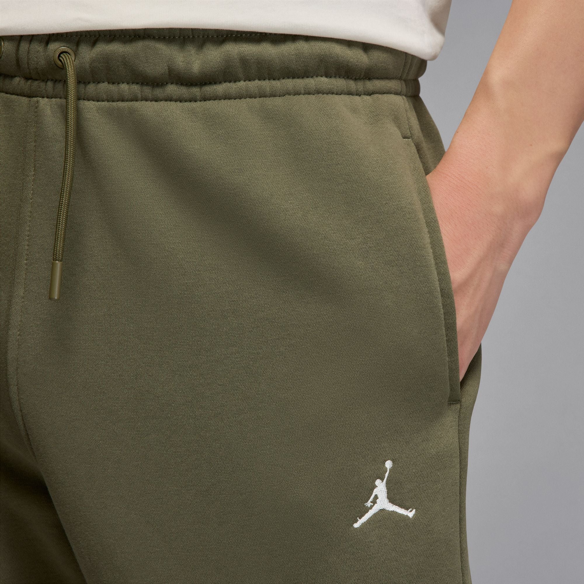 Air Jordan Mens Brooklyn Fleece Joggers - Medium Olive