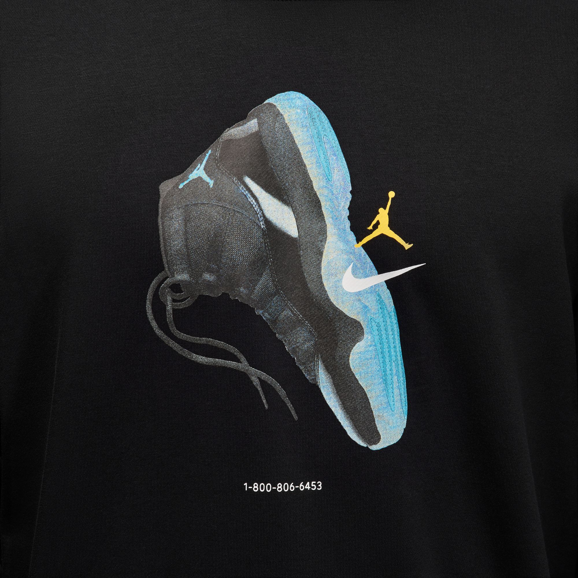 Air Jordan Mens Gamma Fleece Sweatshirt - Black