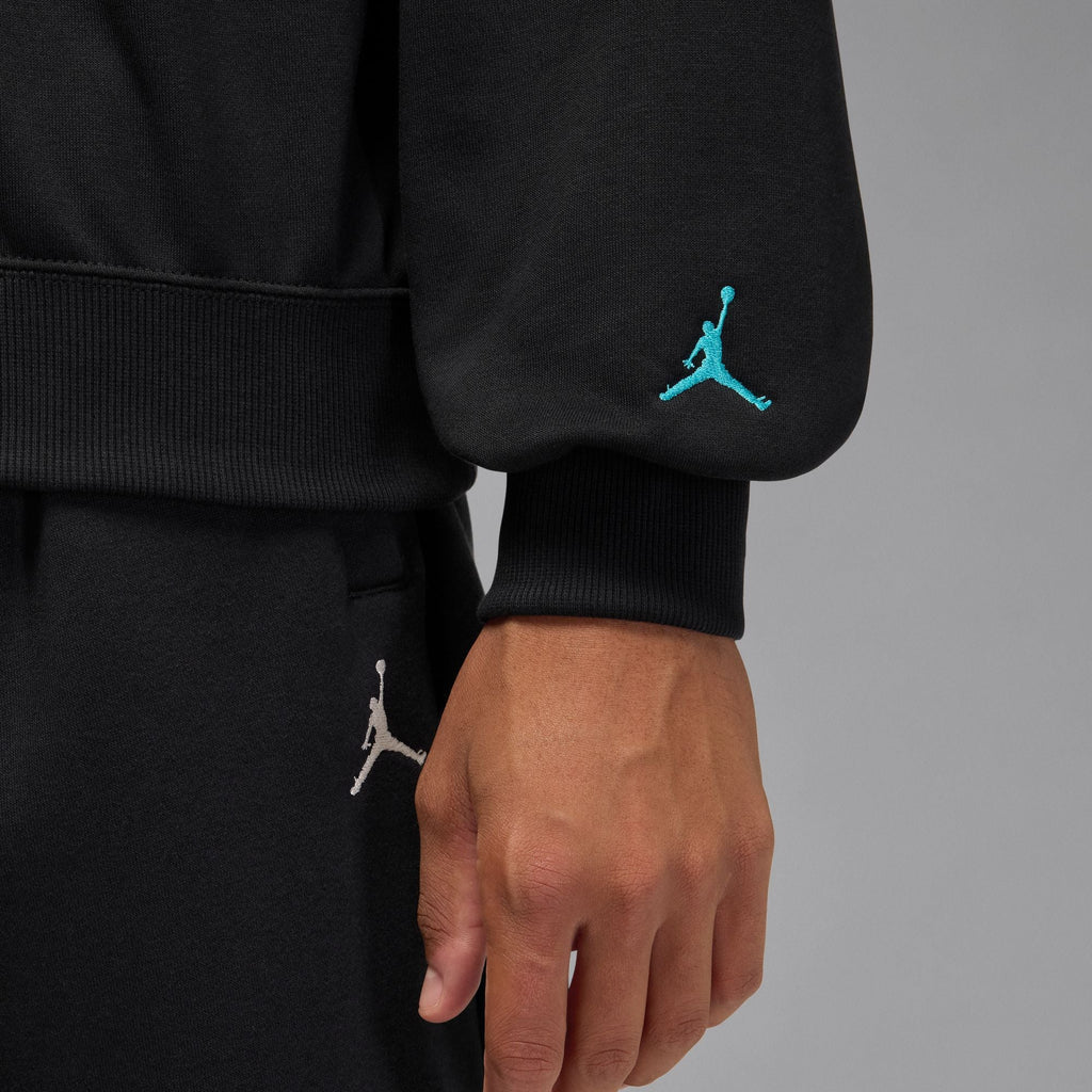 Air Jordan Mens Gamma Fleece Sweatshirt - Black